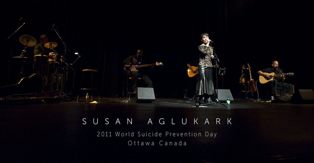 Susan Aglukark performs on World Suicide Prevention Day